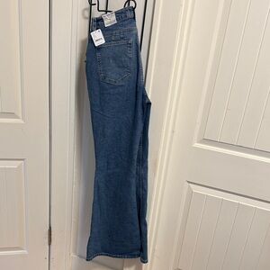 We The Free Blue Flare & Wide Leg Jeans